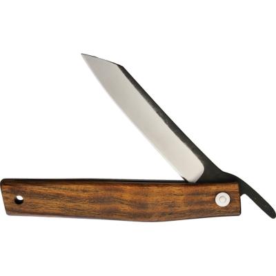 OFK9P Couteau Ohta Knives FK9 Folder Manche Desert Iron Wood Lame D2 Made Japan - Livraison Gratuite