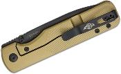 OKNDURONOG Couteau Oknife Duron Lame Drop Point Acier Nitro-V Manche Aluminium Super Vert Olive Sécurité Frame Lock - Livraison Gratuite