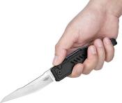 OKNMETTLE3BK — Couteau Olight Mettle 3 Lame Acier S35VN Satinée Manche Aluminium Noir Button Lock - Livraison Gratuite