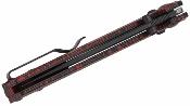 OKNRUBATOBKRD Couteau Oknife Rubato Rail Lock Lame Tanto 154CM Noire Manche G10 Noir/Rouge Damascus – Livraison Gratuite