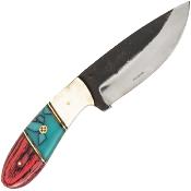 PA203439 Lot de 2 Poignard Rite Edge Redtail Hunter Lame Acier Carbone 1055 Etui Cuir - Livraison Gratuite 