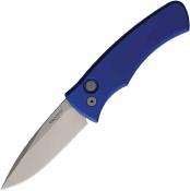PTKDUKE2101BLUE Pro-Tech Duke 2 DUKE2101-Blue – Couteau Automatique Lame Acier CPM MagnaCut Manche Aluminium Bleu USA – Livraison Gratuite