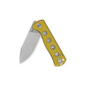 QS150J1 Couteau QSP Canary Ultem Folder Lame Acier 14C28N Stonewash IKBS - Livraison Gratuite