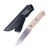 RS3621IS Couteau Real Steel Thorn Ivory Lame Acier K110 Etui Cuir - Livraison Gratuite
