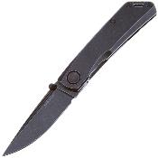 RS7083 Couteau Real Steel Luna ECO Blackwash Lame Acier K110 Blackwash - Livraison Gratuite 