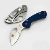 SC141GPCBL Spyderco Balance Sprint Run | Couteau Lame Acier CPM SPY27 | Manche G10 Cobalt Blue Frame Lock Made In Japan | Livraison Gratuite
