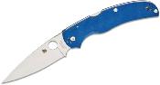  SC244GPCBL Couteau Spyderco Native Chief Blue Lame Acier CPM-SPY27 Made USA - Livraison Gratuite