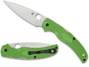 SC244PGR Couteau Spyderco Native Chief Lightweight Salt Green Lame Spear Point Acier LC200N Made USA - Livraison Gratuite