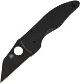 SC264GPBK Couteau Spyderco MicroJimbo Black G10 Lame Wharncliffe Acier S30V Black Made In USA - Livraison Gratuite