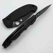 SC95GMCBKP2 Spyderco Manix 2 XL Salt – Couteau pliant Ball Bearing Lock Lame Acier CPM MagnaCut Black Manche Black G10 USA - Livraison Gratuite