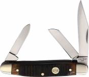 SCH1149145 Couteau Old Timer Generational 34OT Middleman | Made in USA | 3 Lames Acier 1095HC | Manche Os Chestnut | Livraison Gratuite