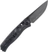 SRM255LFB2 SRM Medal 255L-CB2 - Couteau Pliant - Lame Acier Laminé 140Cr - Manche en Fibre de Carbone - Clip Ambidextre - Livraison Gratuite