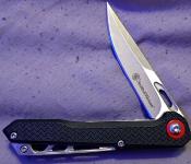 Lot de 2 SWP1227070 Couteau pliant Smith & Wesson | Lame satinée Acier inox haute teneur en carbone | Manche polymère noir - Livraison Gratuite