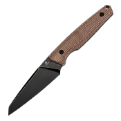 TG011B4 Couteau Tenable Parr Brown Lame Reverse Tanto 14C28N Manche Micarta Housse Kydex - Livraison Gratuite