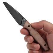 TG011B4 Couteau Tenable Parr Brown Lame Reverse Tanto 14C28N Manche Micarta Housse Kydex - Livraison Gratuite