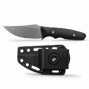 VOSD0404 Couteau Vosteed H-Back | Lame Clip Point Acier Nitro-V | Manche Black G10 Housse Kydex - Livraison Gratuite - 