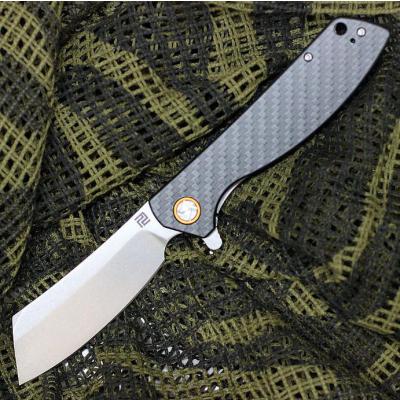 Couteau Artisan Tomahawk Fibre de Carbone Lame D2 ATZ1815PCF - Free Shipping