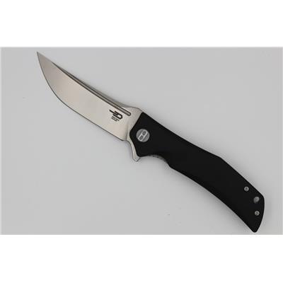 Couteau Bestech Knives Scimitar Lame Acier D2 Manche Black G-10 Linerlock BTKG05A1 - Free Shipping