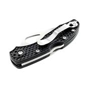 Couteau Spyderco Byrd Meadowlark2 Knife Black FRN Plain Edge Acier 8Cr13Mov BY04PBK2