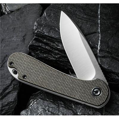 CIVC907T Couteau Civivi Elementum Dark Green Micarta Lame D2 - Livraison Gratuite