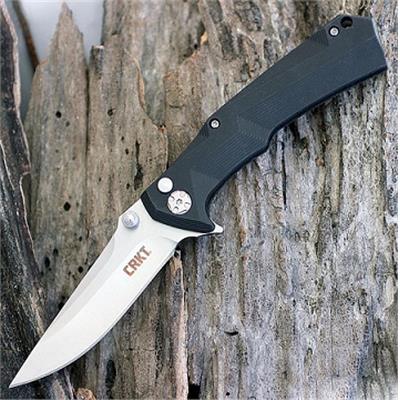 Couteau CRKT Tighe Tac Two Lame Acier 8Cr13Mov Manche GRN Button Lock CR5230 - Free Shipping