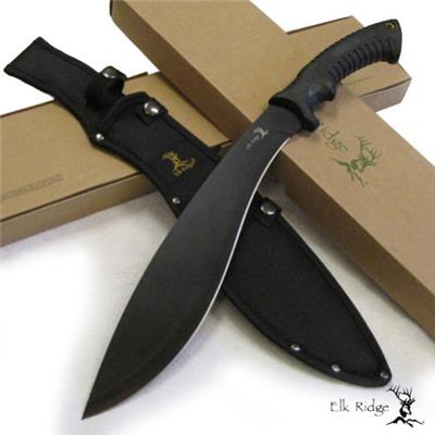 Couteau Machette Elk Ridge BOLO Acier Carbone/Inox Manche Abs Etui Nylon ER523B - Free Shipping