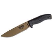 ES6PDE001 Couteau ESEE Esee-6 Dark Acier 1095 Carbone Manche Black G10 USA - Livraison Gratuite