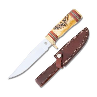 Couteau Frost Cutlery Swift Eagle Bowie Bone Manche Os Etui Cuir FCW599YB - Livraison Gratuite