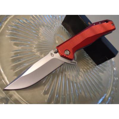 Couteau Gerber Index Linerlock Red Lame Acier 5Cr15MoV Manche Aluminium G1355 - Free Shipping