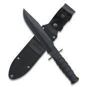 Ka-Bar Black Fighter Couteau de combat Acier 1095 Manche kraton Couteau KABAR made In USA KA1271 - Livraison Gratuite