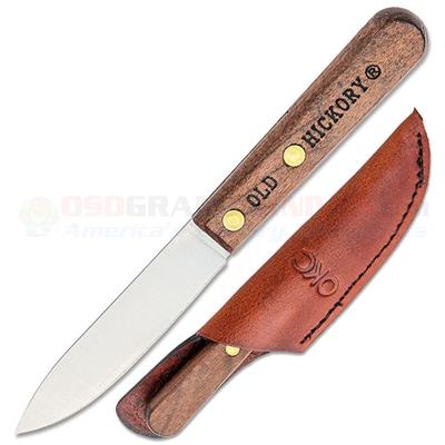 OH7027 Couteau Old Hickory Bird and Trout Carbone 1095 Etui Cuir Made USA - Livraison Gratuite