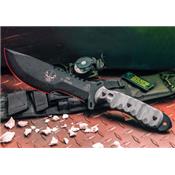 Couteau TOPS Skullcrusher's Xtreme Blade Acier Carbone 1095 Manche Micarta Etui Nylon Made In USA TPSXB10 - Free Shipping