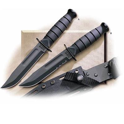 Couteau Ka-bar Short Serrated Leather Acier Carbone 1095 Serrated Kabar Made In USA KA1257 - Free Shipping