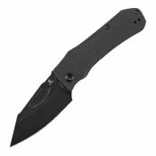 B1058A1 Couteau TENABLE Loki Lame Acier Nitro-V Blackwash Manche Micarta Noir Liner Lock - Livraison Gratuite