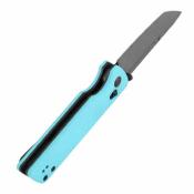 B2038V3 Couteau TENABLE Anomaly Lame Acier Damas Manche G10 Bleu Cross Bar Lock - Livraison Gratuite