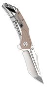 BG009 Couteau Begg Knives Astio Tan Lame Tanto Acier D2 IKBS - Livraison Gratuite