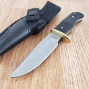 BJ067 Couteau Blackjack International Small Drop Point Acier Inox Manche Micarta Housse Nylon Livraison Gratuite