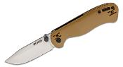 BKR41 Couteau KA-BAR Becker Mini Folder Tan Lame Acier D2 Linerlock - Livraison Gratuite