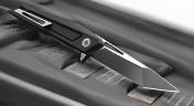 BRB280 Couteau Brous Blades Graviton Lame Tanto Acier D2 Manche G10 Noir USA - Livraison Gratuite