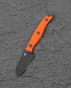BTKFK07B Bestech Heidi Blacksmith 3 – Couteau fixe lame Acier 14C28N Manche G10 Orange étui Kydex – Livraison Gratuite