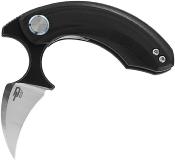 BTKG52F2 Couteau Bestech Strelit | Lame Acier MagnaCut Black Stonewash & Satin (HRC 62-64) | Manche Plaquettes Black G10 | Linerlock | Livraison Gratuite