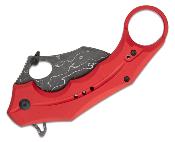 C16016BDS1 Couteau CIVIVI Knives Incisor II Red Karambit Lame Acier Damas IKBS - Livraison Gratuite