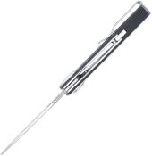 CBTSCTGRVBK  Couteau CobraTec EDC Scout Lame Drop Point Acier VG-10 Manche Grivory Sécurité Par Bouton -  Livraison Gratuite
