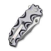 CIVC240283 Couteau Civivi Natterjack Clip Point Lame Acier 14C28N White/Black G10 Button Lock - Livraison Gratuite