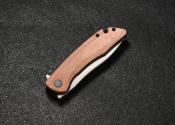 CMB06B Couteau CMB Made Knives Blaze Brown Lame Acier D2 IKBS - Livraison Gratuite