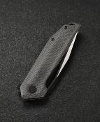 CMB10W Couteau CMB Lurker Black Micarta Lame Acier D2 IKBS - Livraison Gratuite