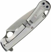 DGRF21FSSS Couteau Daggerr Arrow Lame Spear Point crantée Acier D2 Manche Acier Lockback - Livraison Gratuite