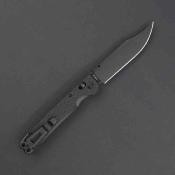 DGRPKXBKBW Daggerr Pike – Couteau Pliant EDC Lame Clip Point Acier 8Cr14MoV Black Manche FRN Noir X-Lock - Livraison Gratuite