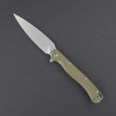 DGRPRFOLSW Daggerr Pero DL – Couteau Pliant Liner Lock | Lame Spear Point 8Cr14MoV Stonewash | Manche FRN Od Green - Livraison Gratuite