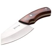 ER20027BR Lot de 2 Couteau Bushcraft Elk Ridge Lame Acier 3Cr13 Etui Cuir - Livraison Gratuite